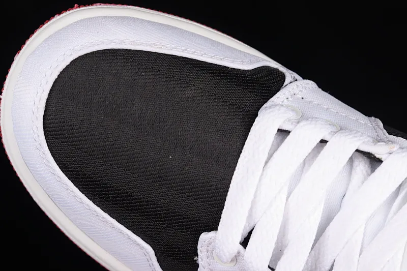 All categories Air Jordan Jordan series basketball shoes Air Jordan 1 Mid G version pure original Air Jordan 1 Mid UT "Black White" AJ1 Joe 1 white, black and purple stitching Zhongbang basketball shoes DD9338-016